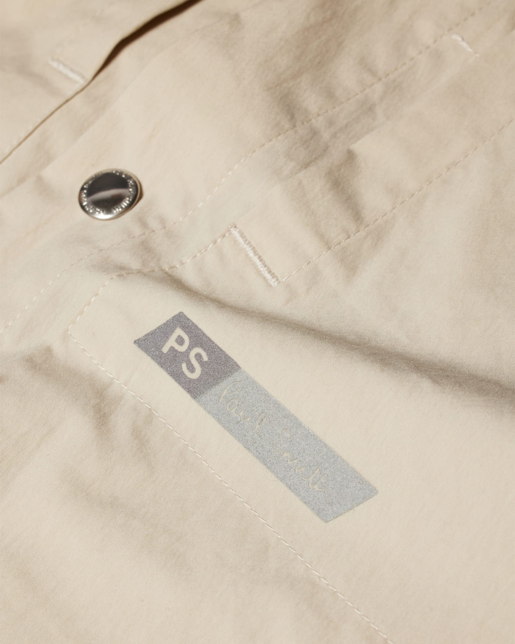 Men #39 s Light Grey Cotton Worker Jacket