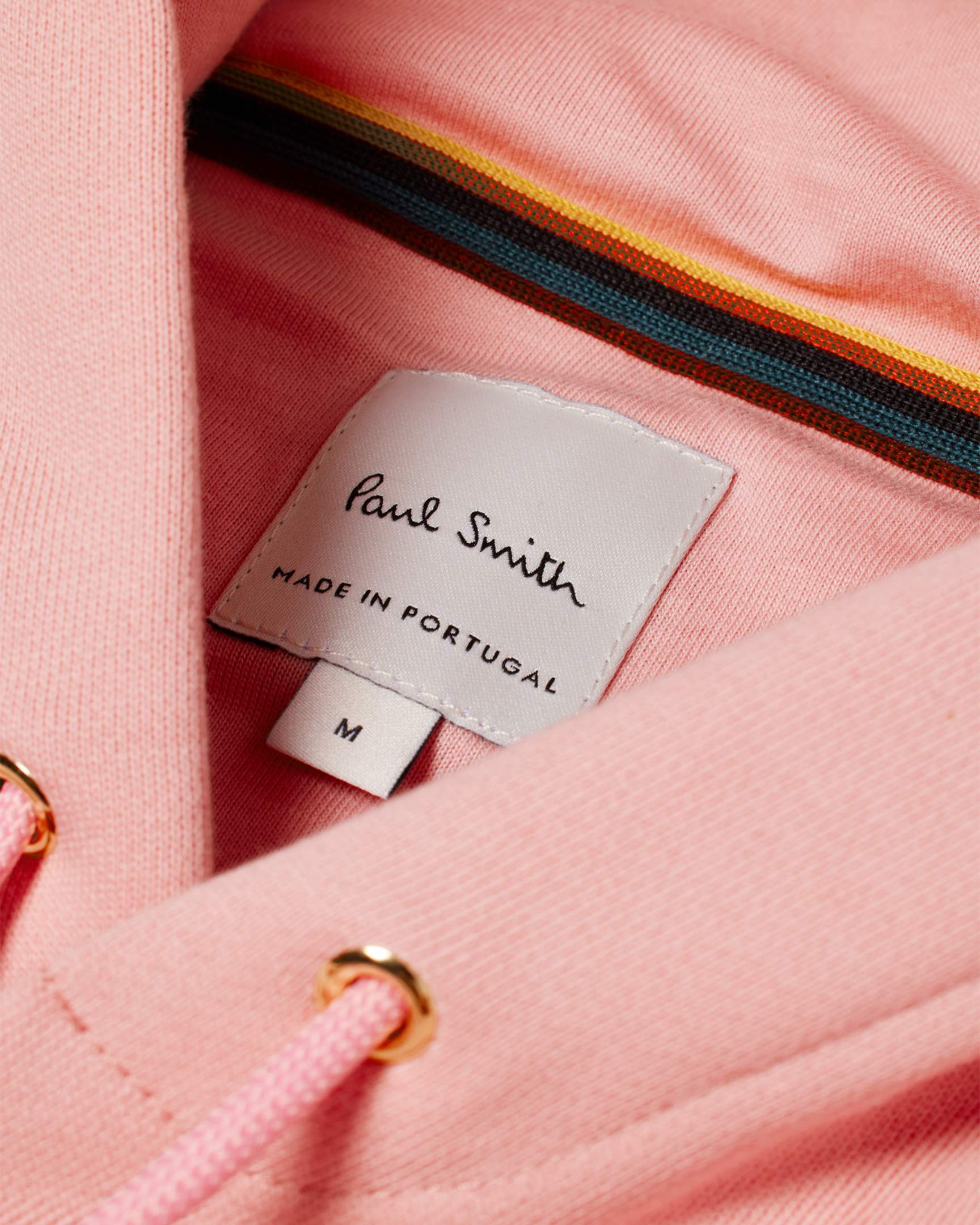 Pink Shadow Logo Cotton Hoodie