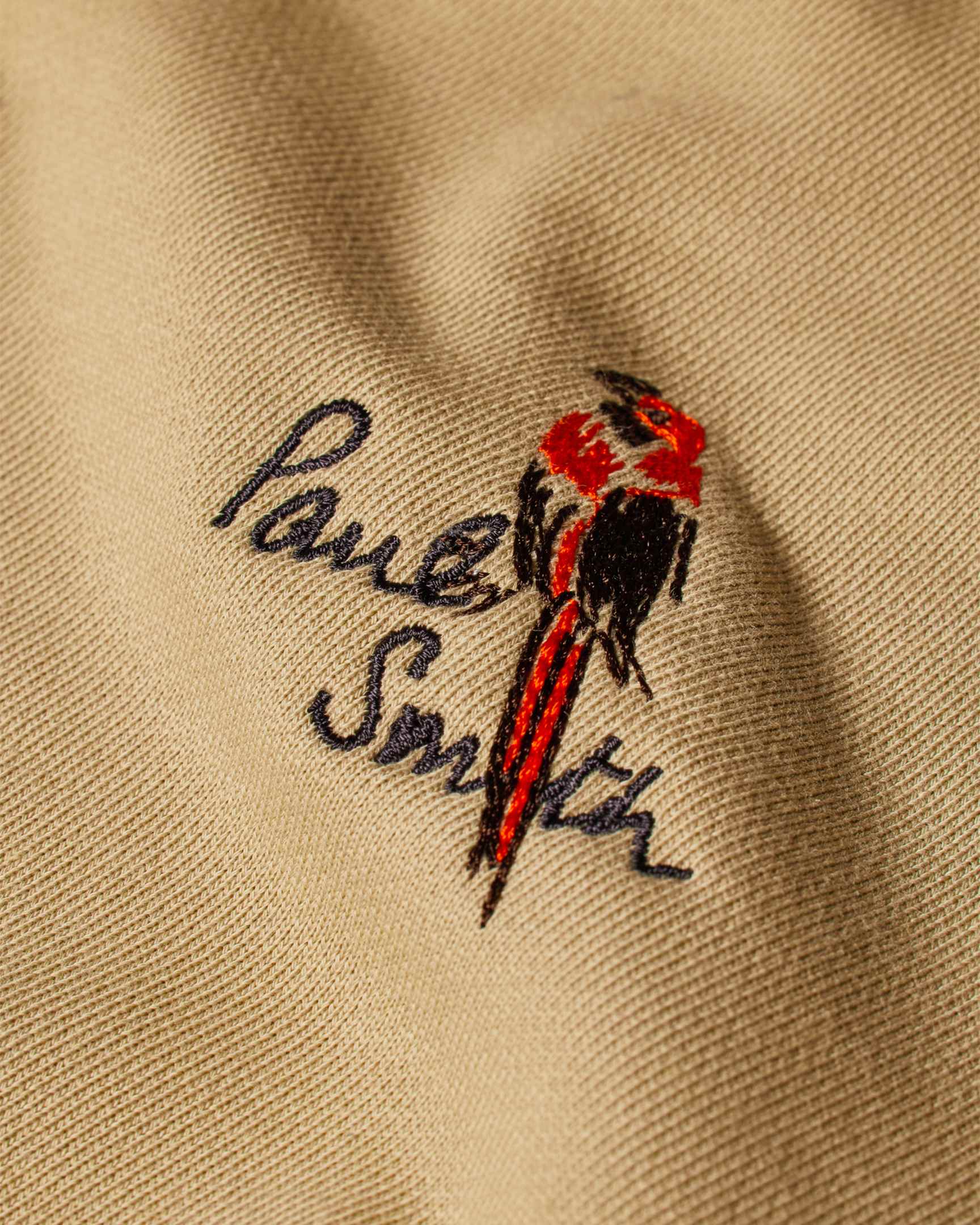 Embroidered bird sweatshirt 2025