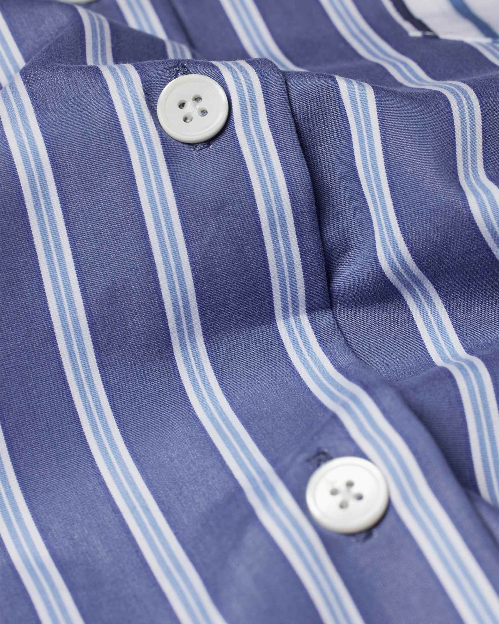 Women's Color Stripes Print Casual Cotton Shirt main image 0