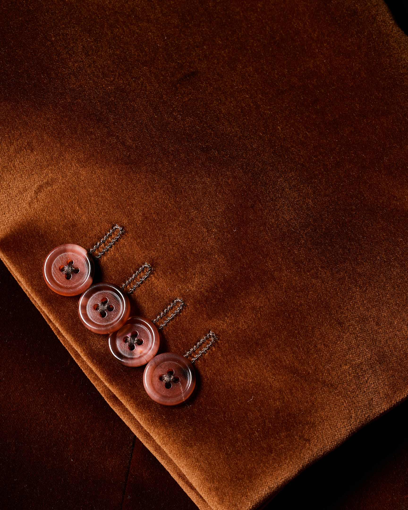 The Brierley Brown Velvet Blazer