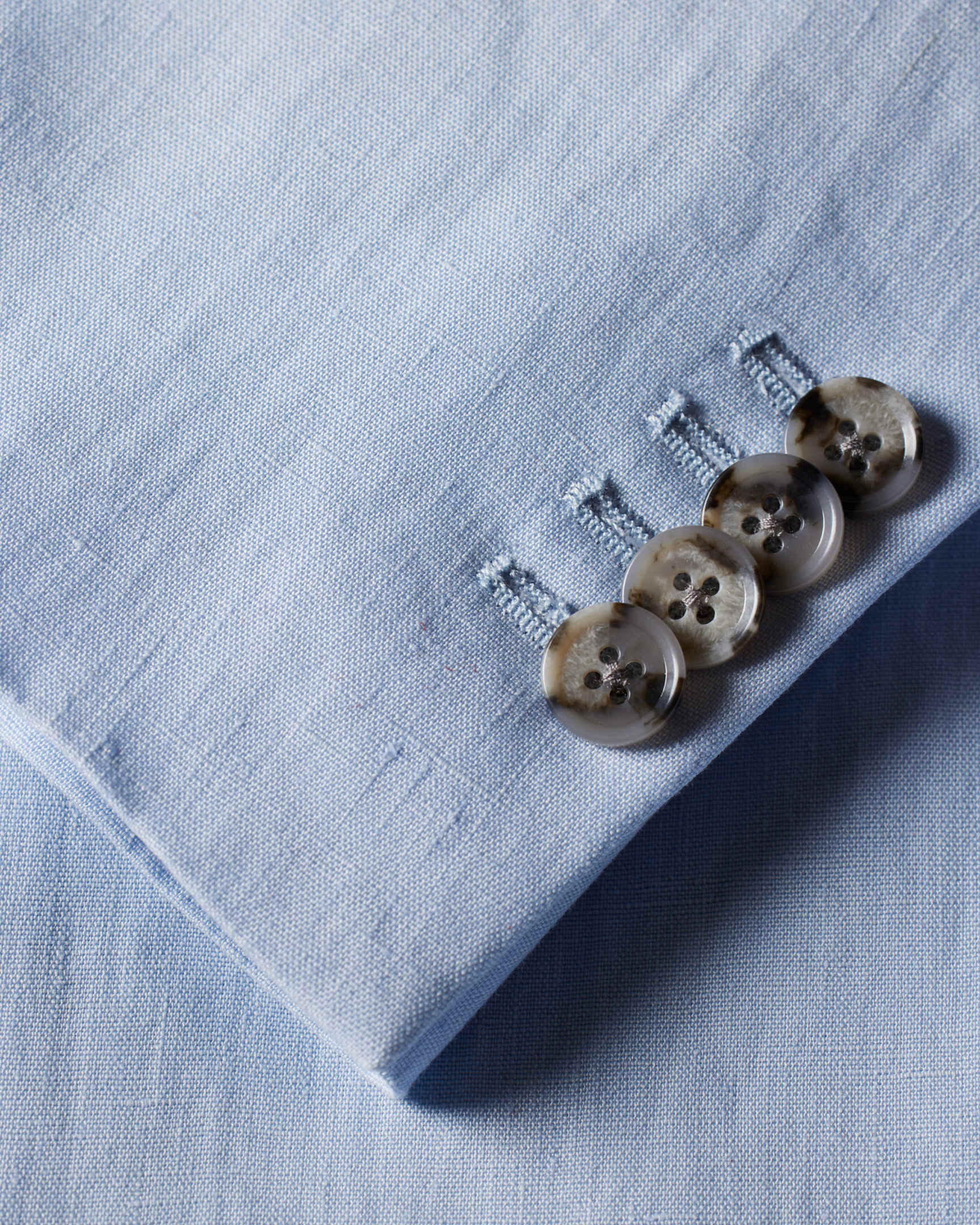 Women #39 s Pale Blue Linen Suit