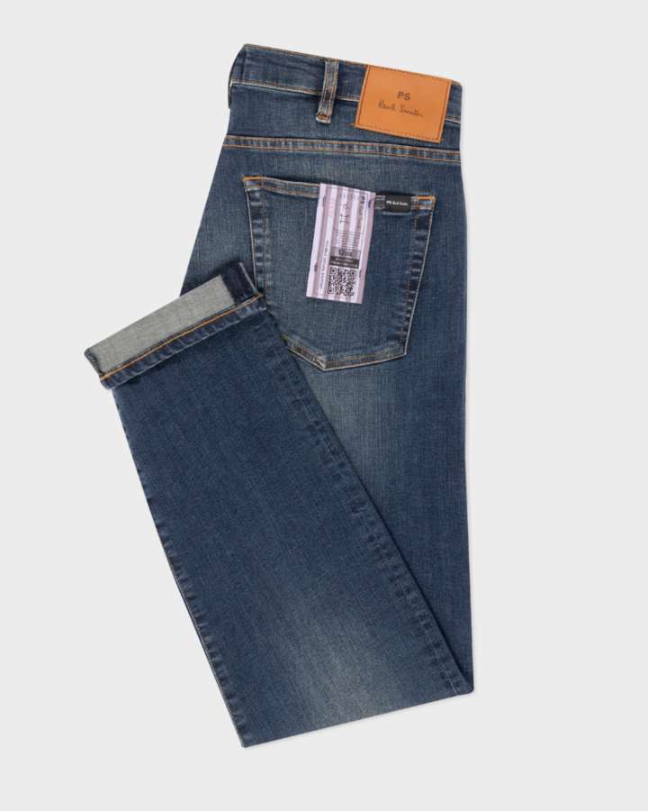 Boutons De Manchette Paul Smith Rayés Mini Imprimé - Argenté - Neuf Sans Emballage