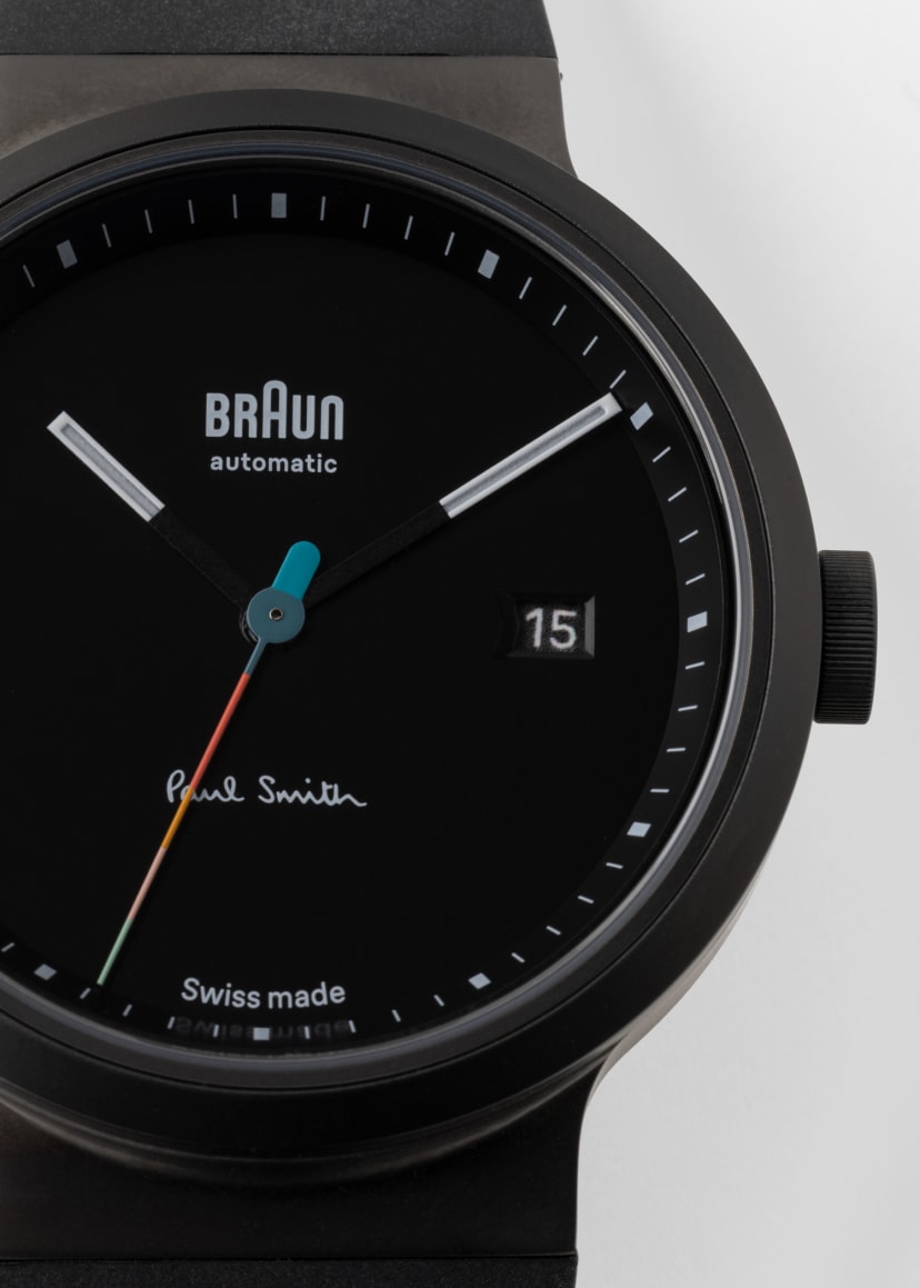 The Paul Smith + Braun Swiss-Made Watch