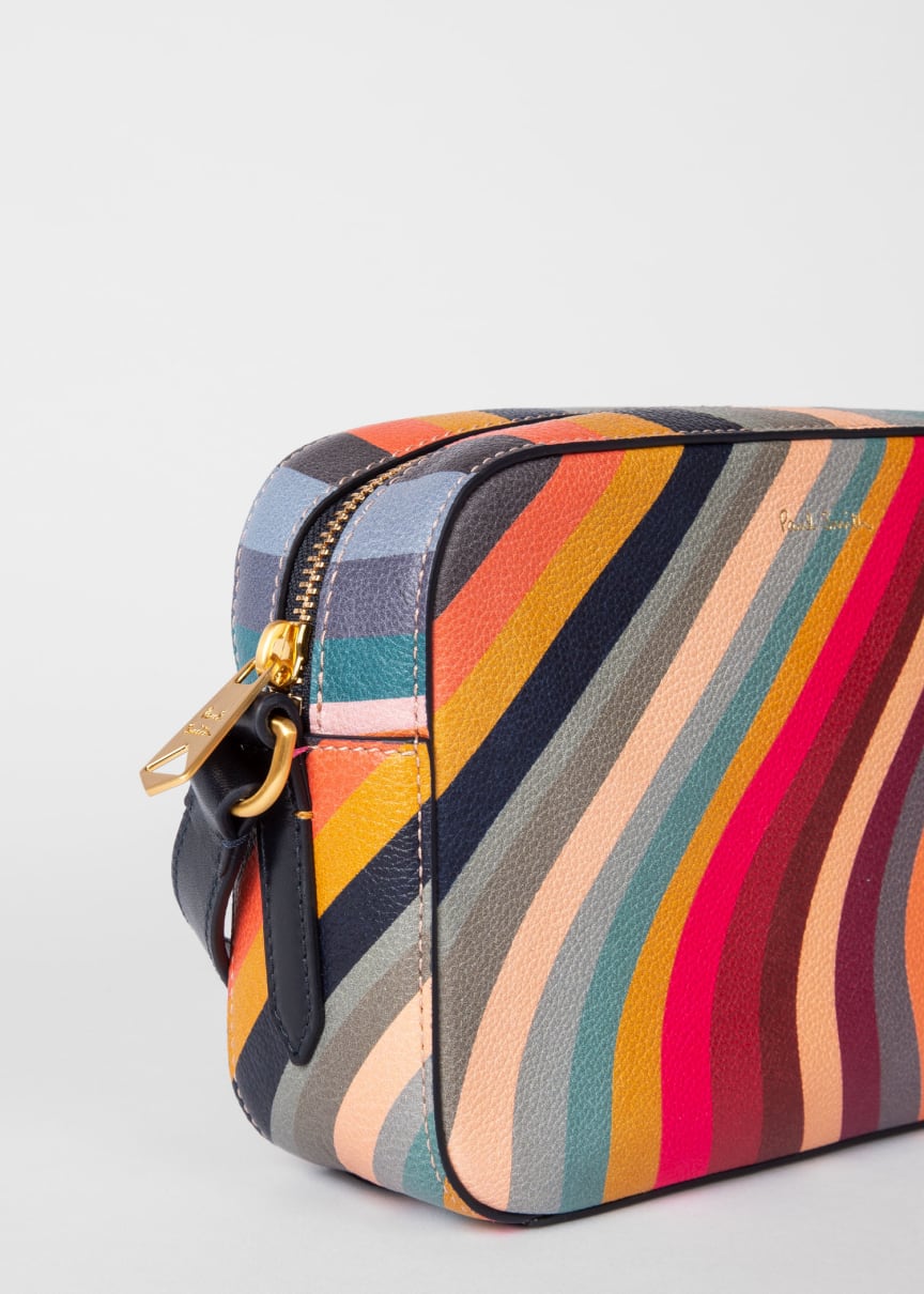 Detail View - 'Swirl' Leather Cross-Body Bag Paul Smith