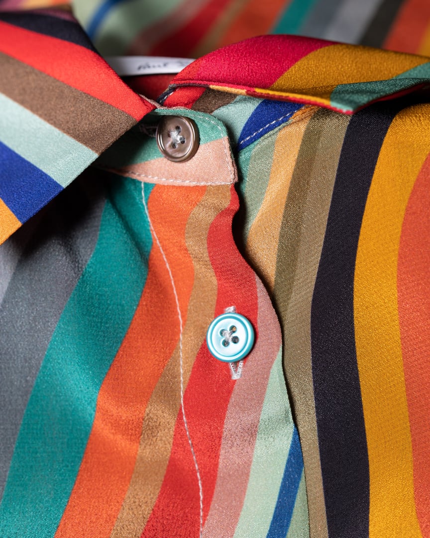 Detail View - Women's Swirl Silk Shirt Paul Smith