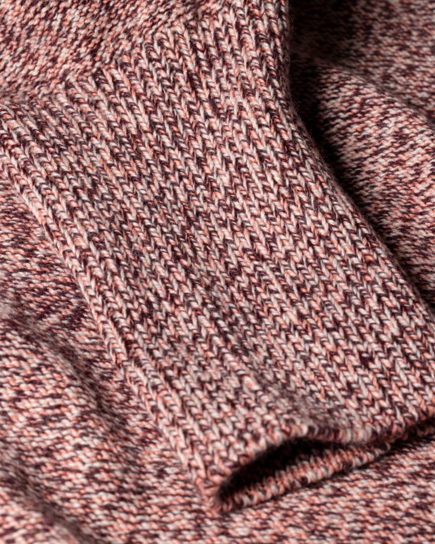 Detail View - Women's Pink Fleck 'Happy' Sweater Paul Smith