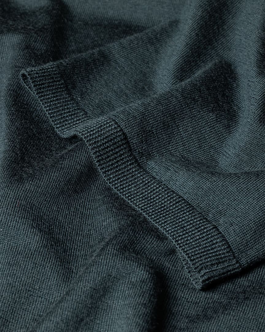 Textured Stripe Knit Polo-Shrub Green main image 0