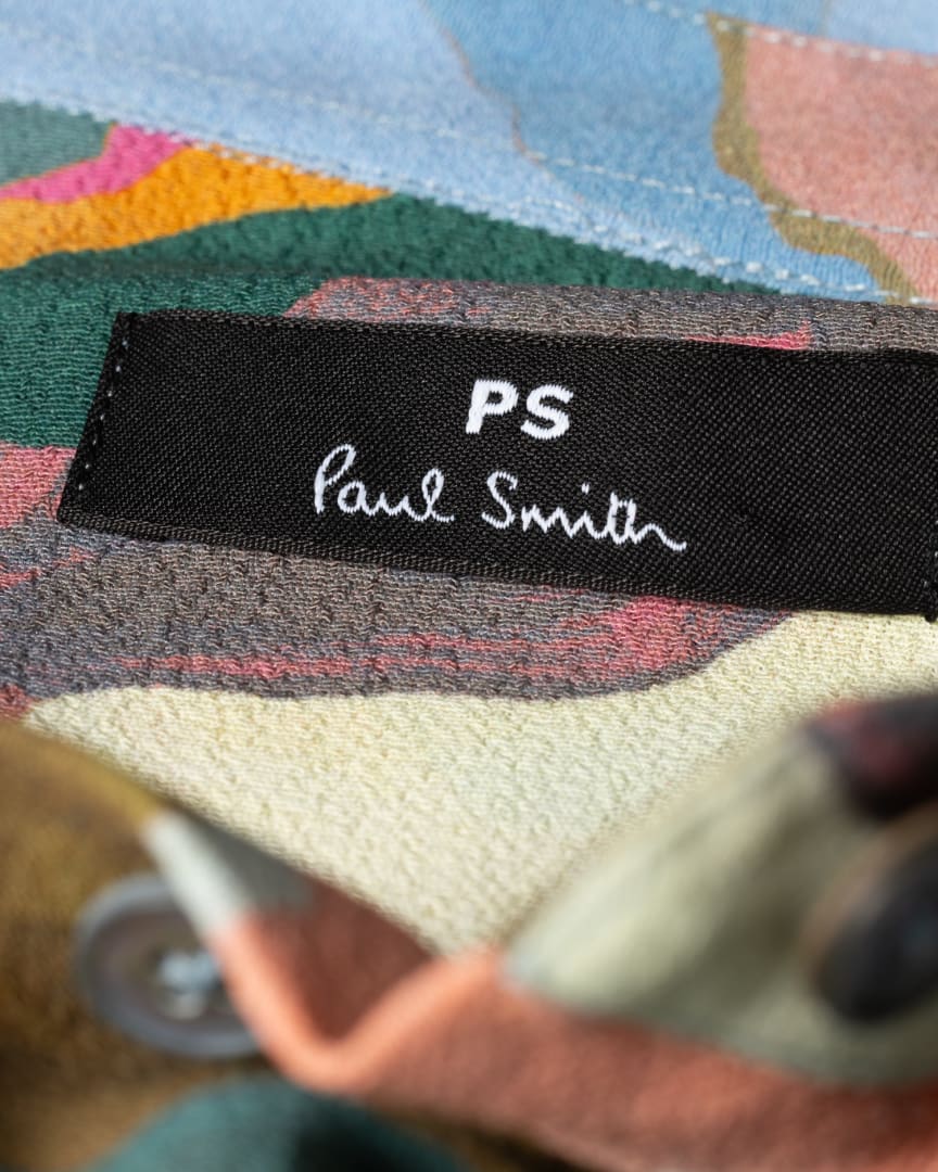 PS by PAUL SMITH Size L Multi-Color Stripe Cotton French Cuff Long Sleeve Shirt