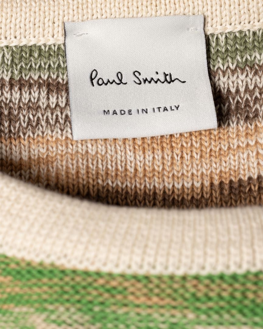 Detail View - Women's Green Space Dye Knit Maxi Dress Paul Smith