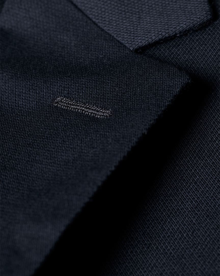 Men'S Cotton Stretch Slim Fit Blazer Navy main image 1