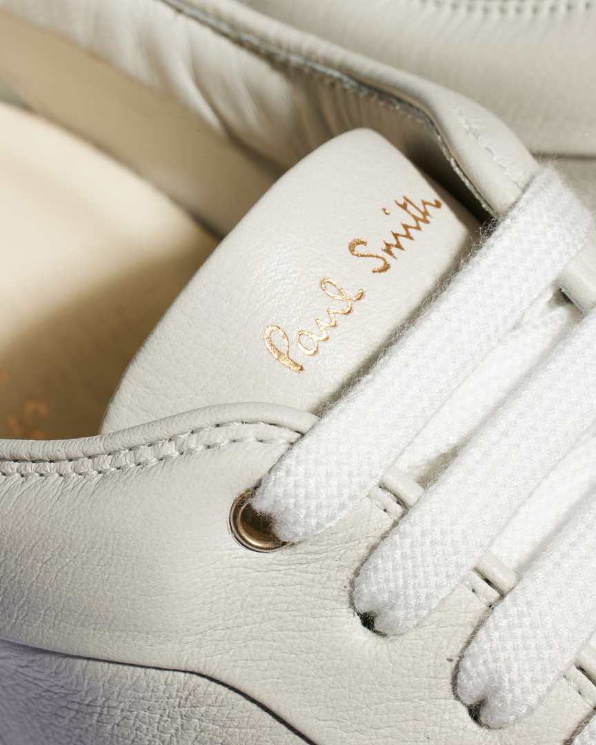 Women s White Basso Leather Sneakers
