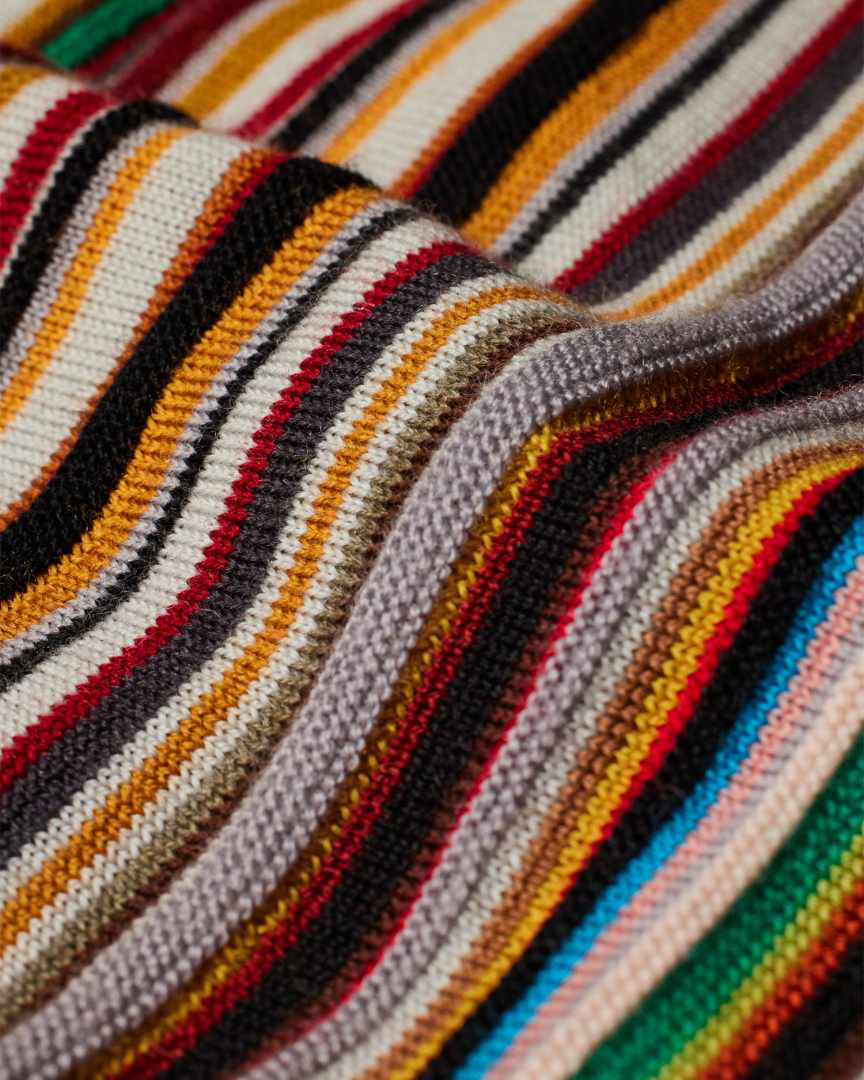 Detail View - Women's 'Signature Stripe' Knitted Top Paul Smith