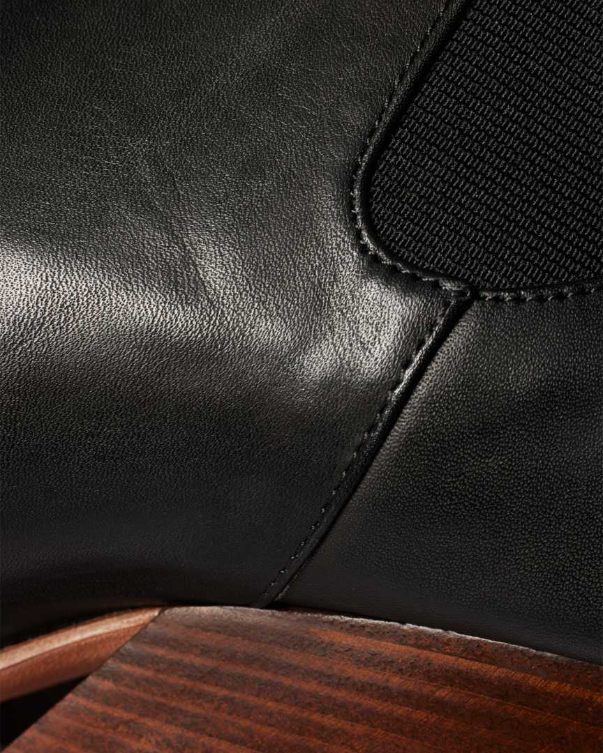 Women's Black Leather 'Topaz' Boots Paul Smith