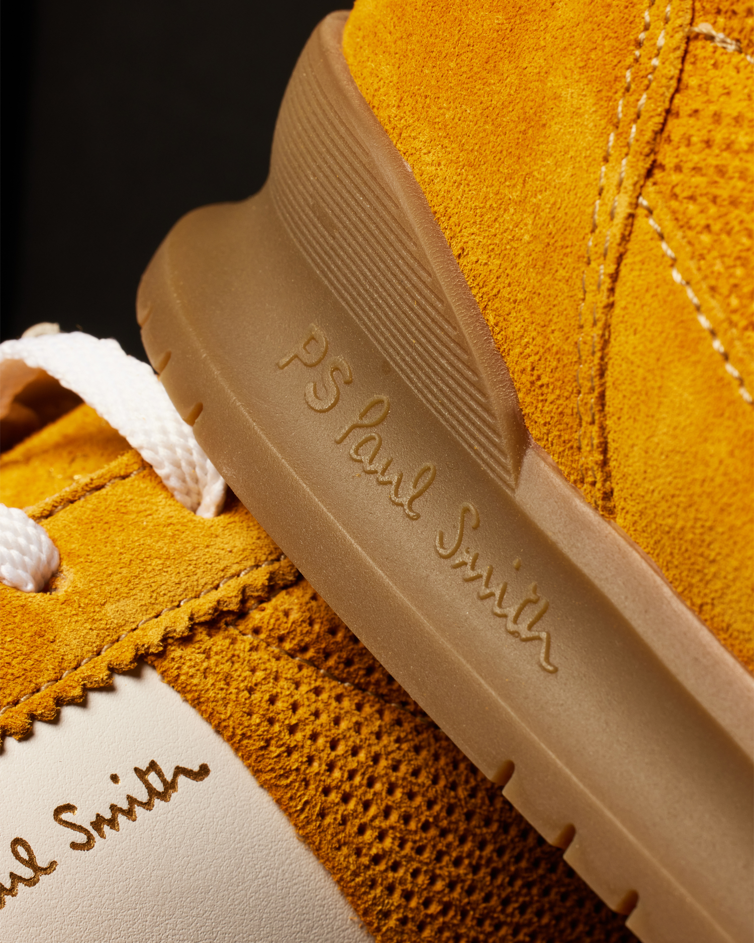 Men's Yellow Ochre Suede 'Dover' Trainers