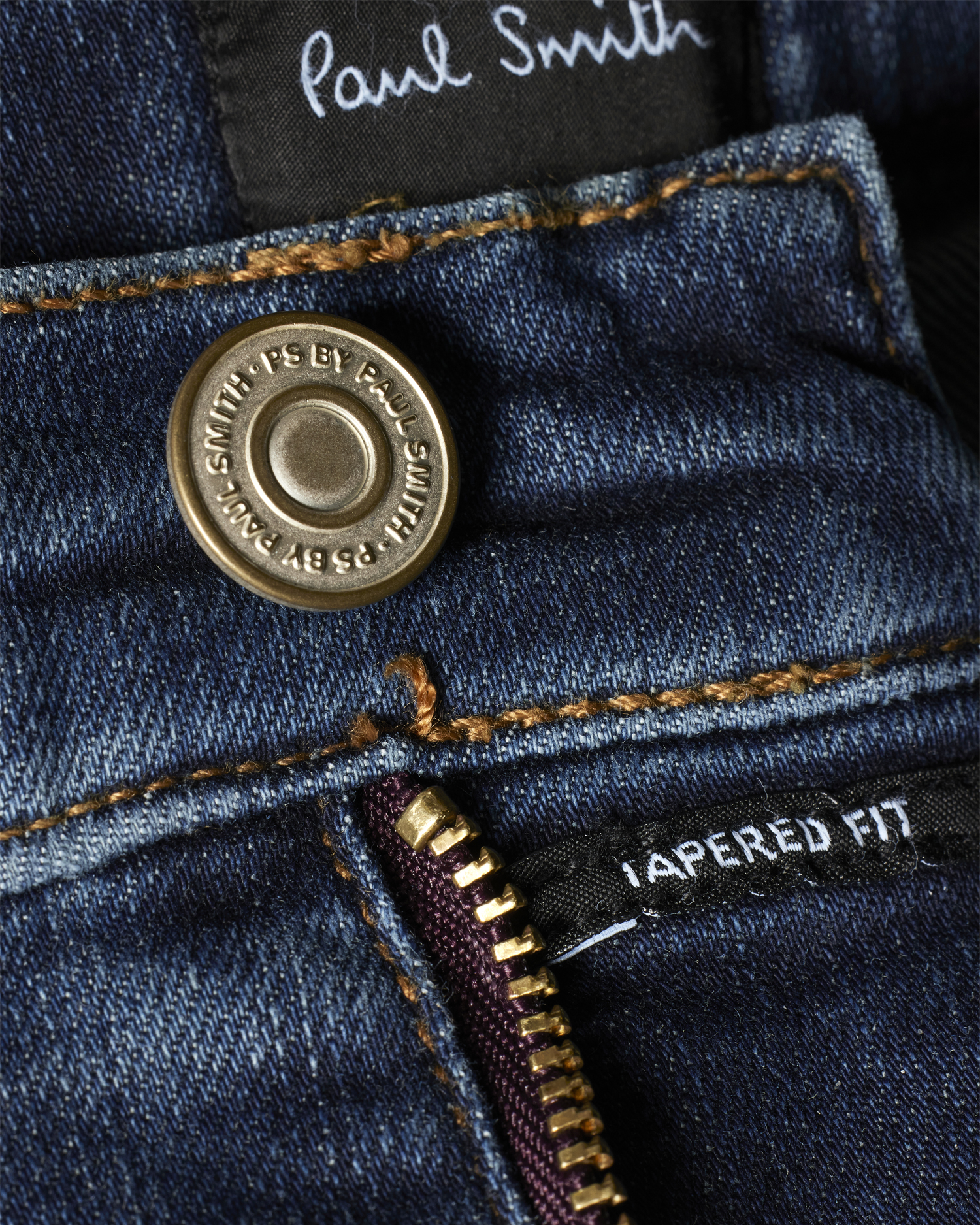 Men's Tapered-Fit Antique Wash 'Organic Reflex Stretch' Jeans