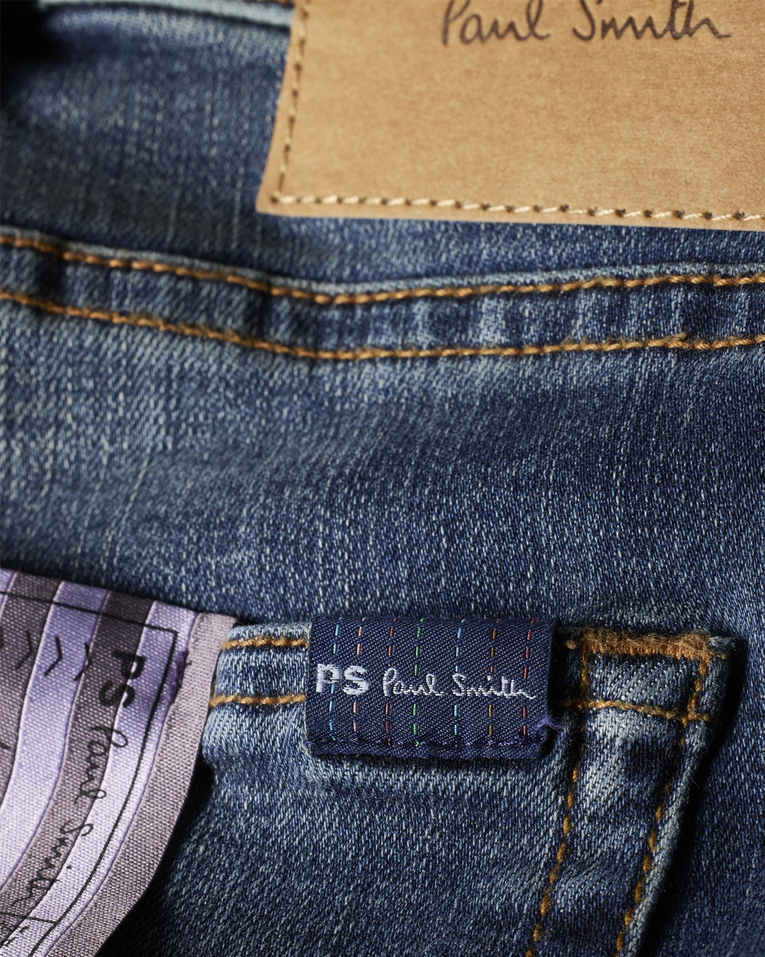 Men's Tapered-Fit Antique Wash 'Organic Reflex Stretch' Jeans