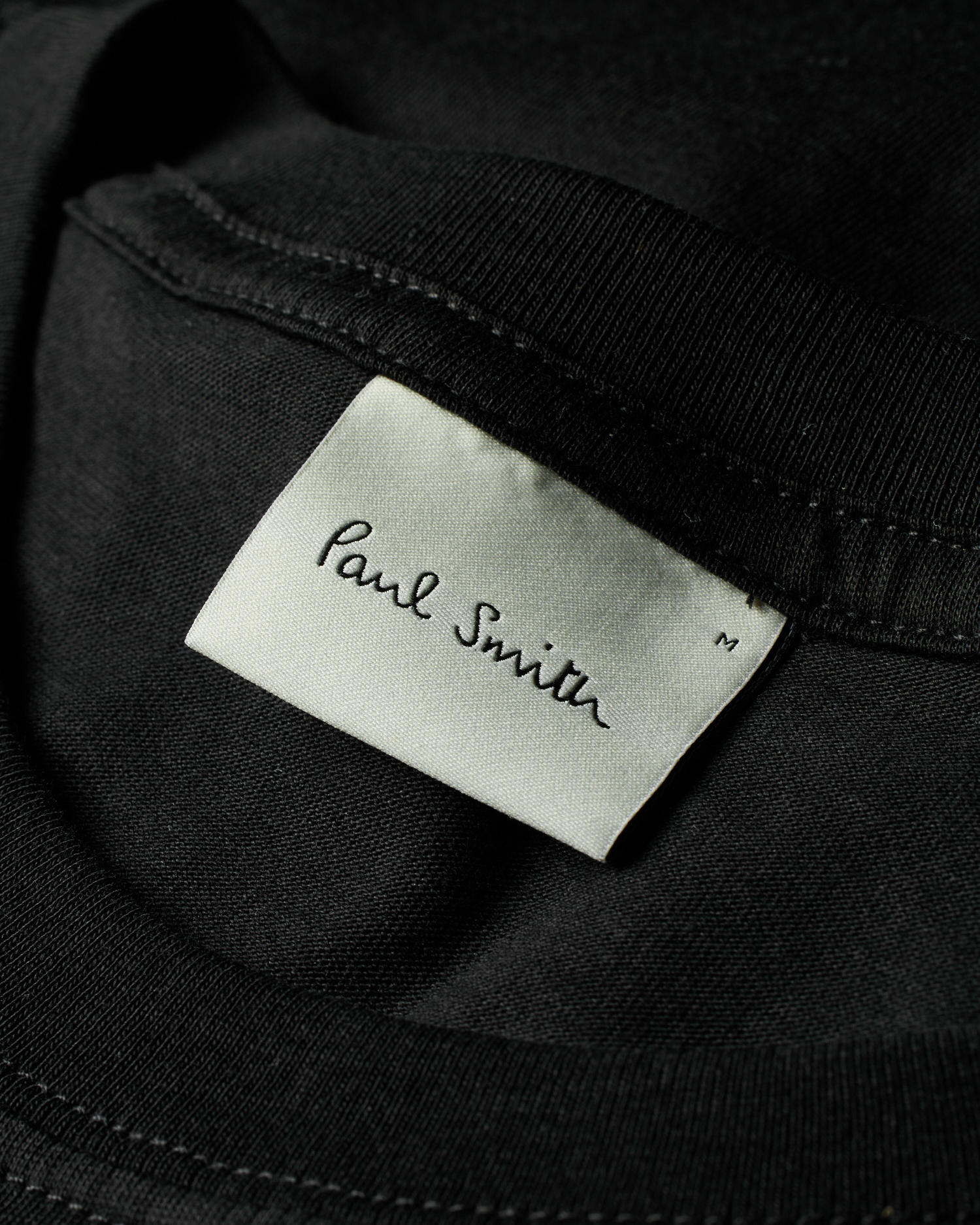 Paul Smith x Oasis - Black 'Signature Stripe' Logo T-Shirt