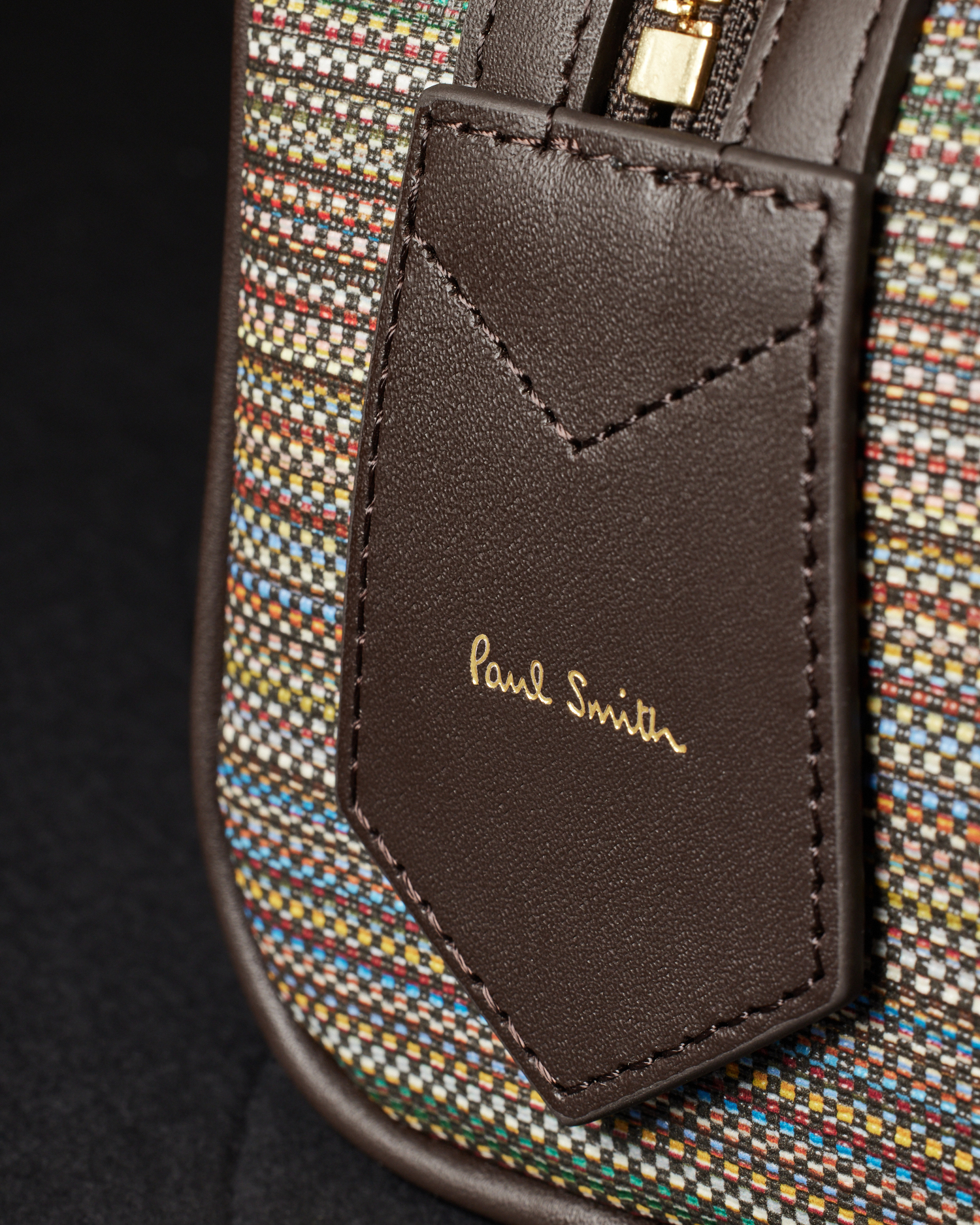 Women's 'Signature Stripe' Coated Canvas Top Handle Shoulder Bag