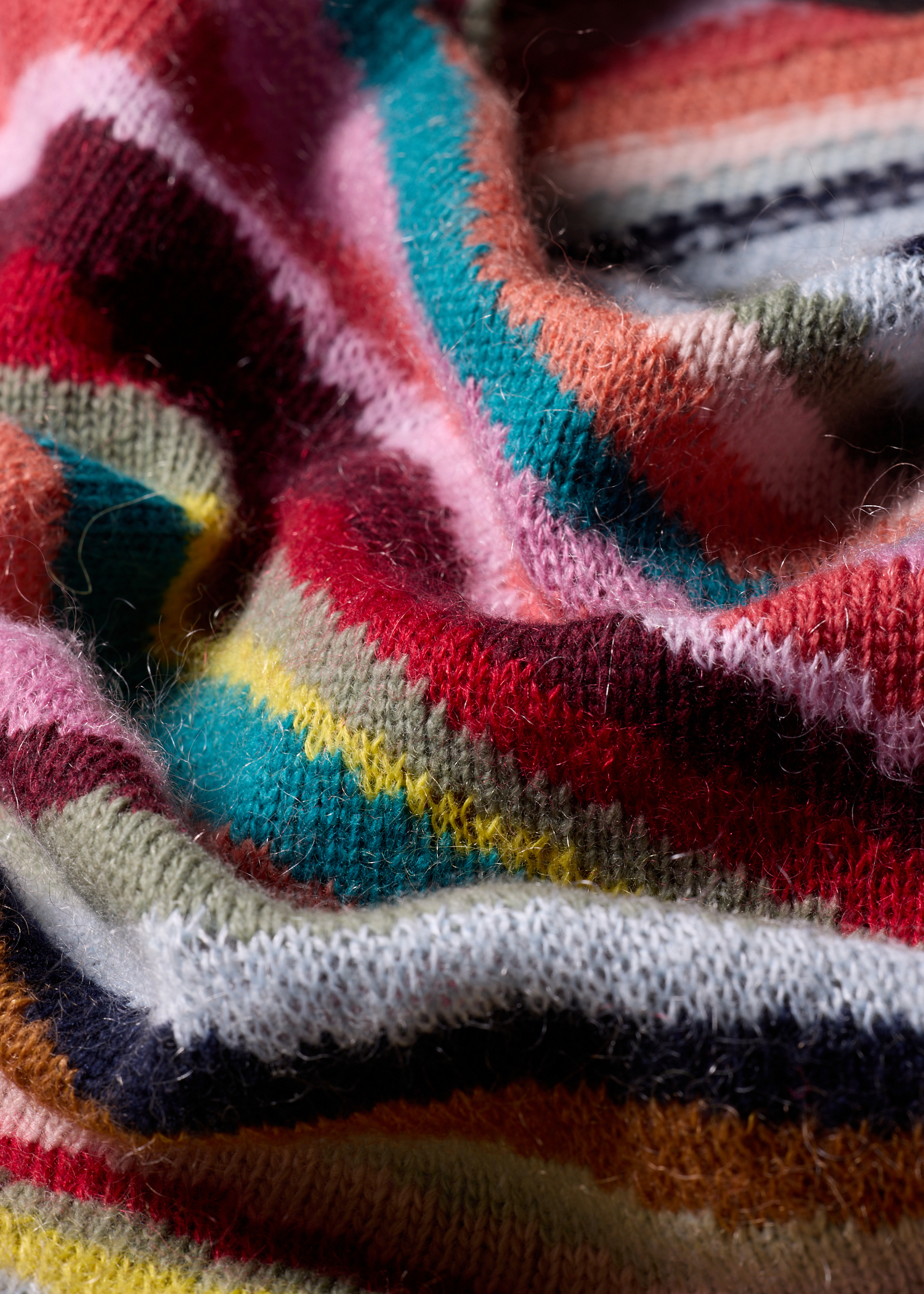 Women's 'Swirl' Wool-Mohair Knitted Sweater