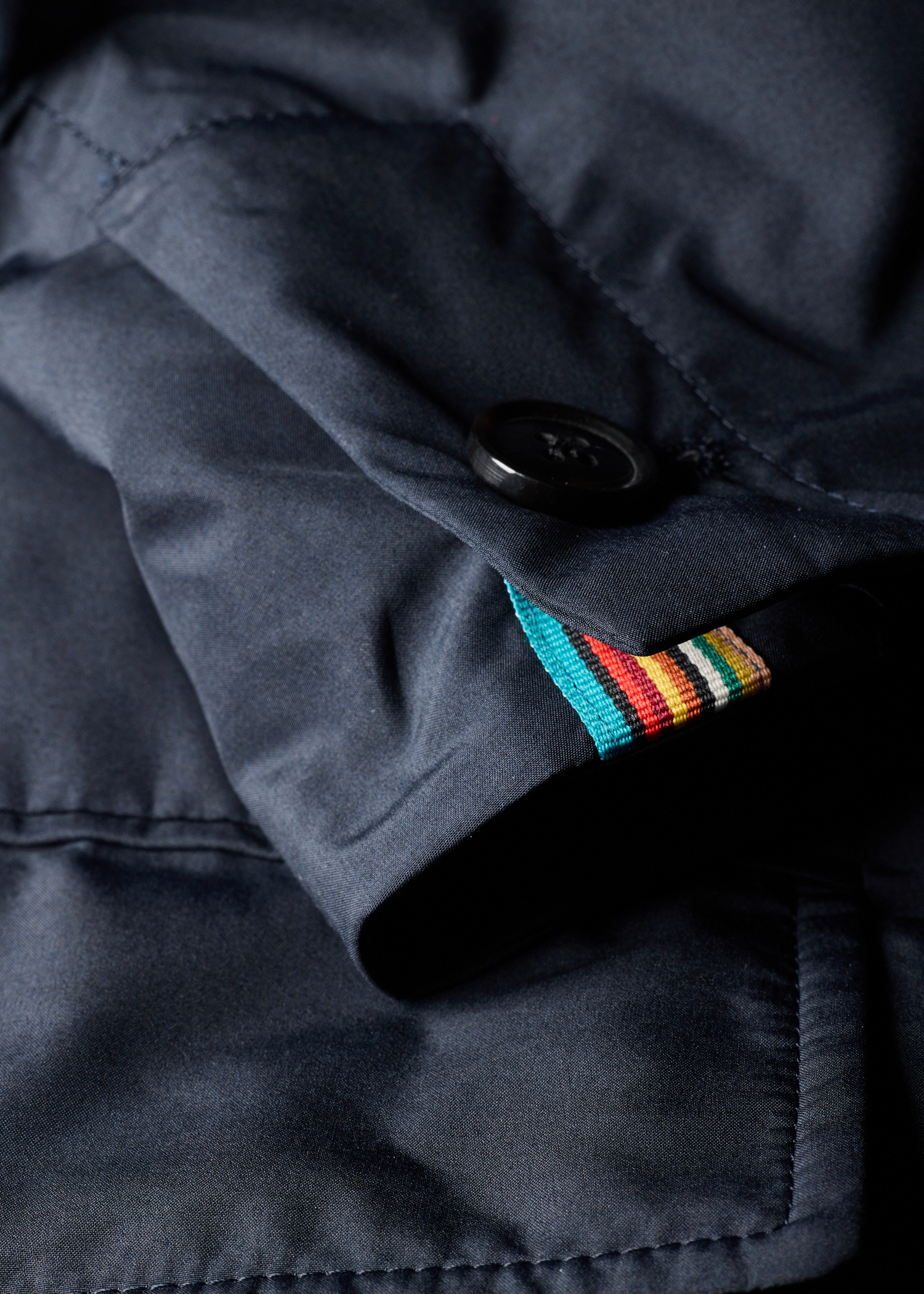 Men's Navy Quilted Down Technical Blazer