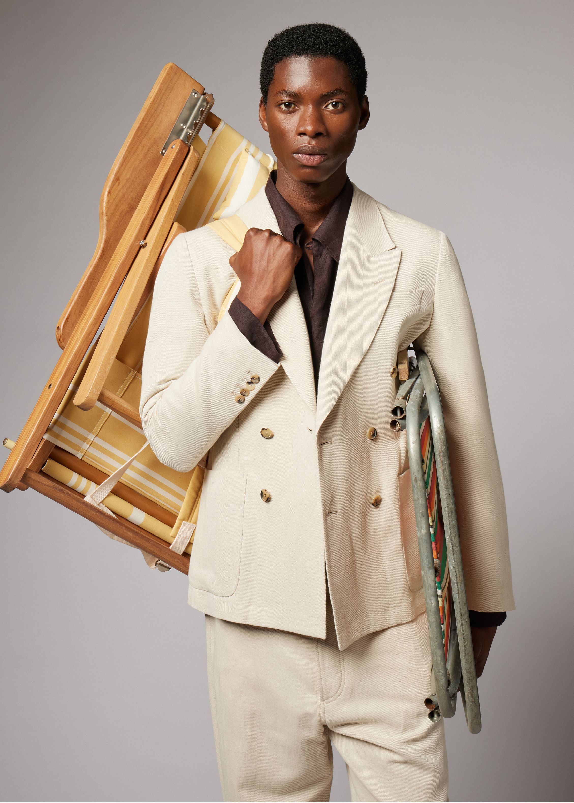 Veste de costume blazer velours marron homme Paul Smith 38