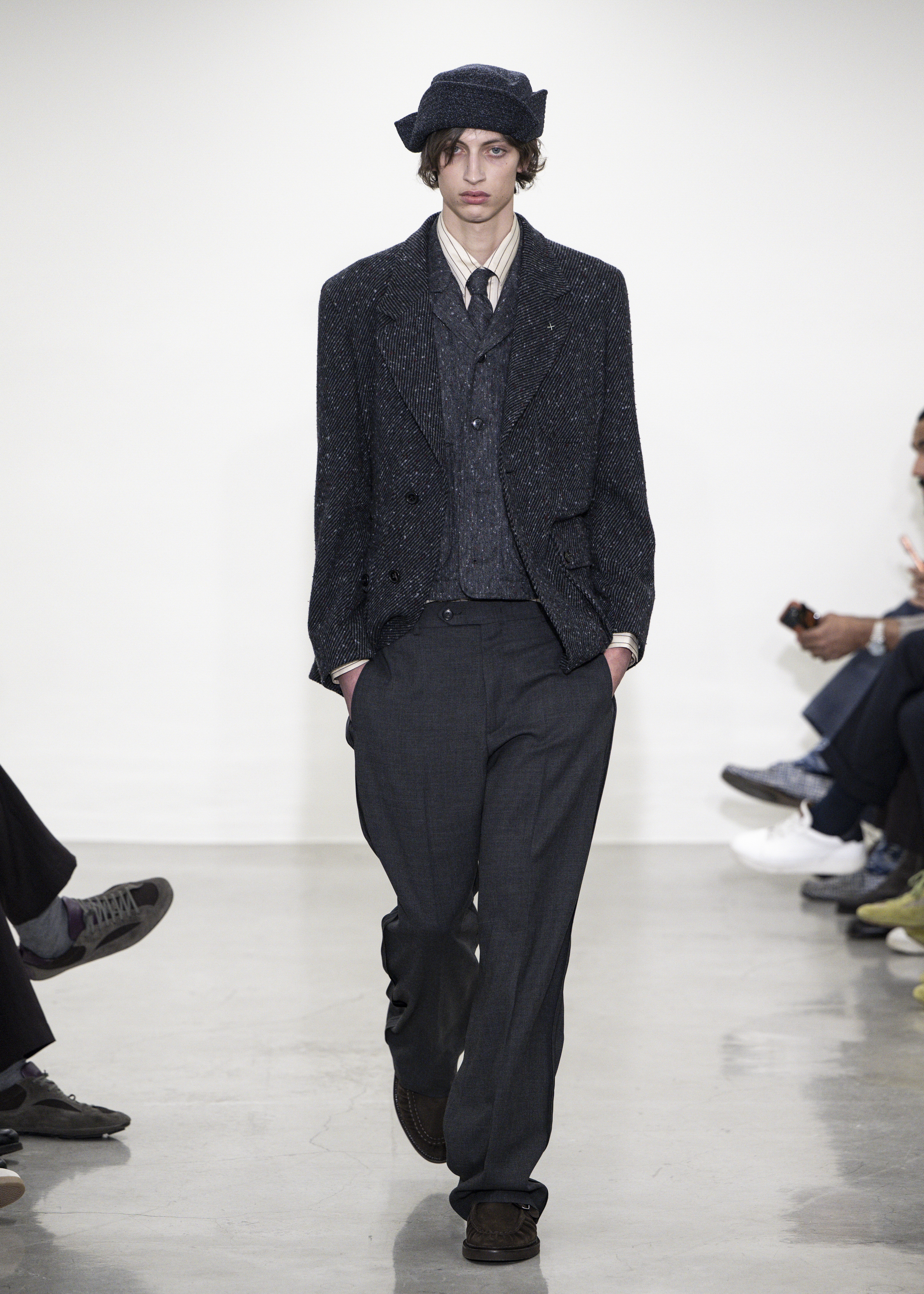 PS 11M453◯ Paul Smith COLLECTION ウール カシミヤ グレンチェック 